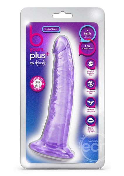 BLUSH NOVELTIES B YOURS PLUS LUST N' THRUST REALISTIC 7.5"