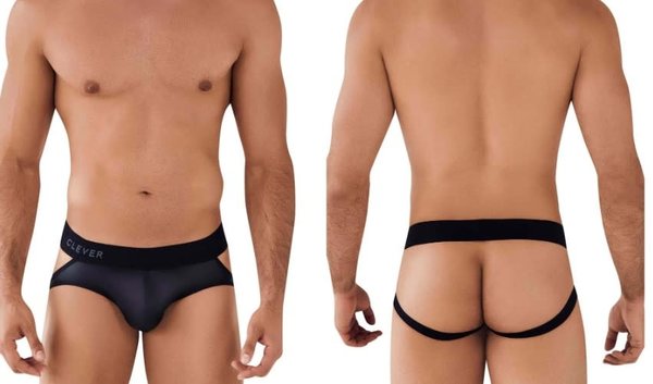 CLEVER WEAR CLEVER 0803 HARMONY JOCKSTRAP BLACK