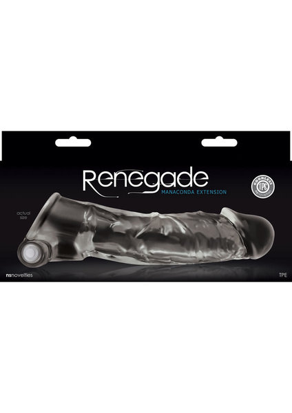 NS Novelties RENEGADE MANCONDA VIB EXT CLEAR