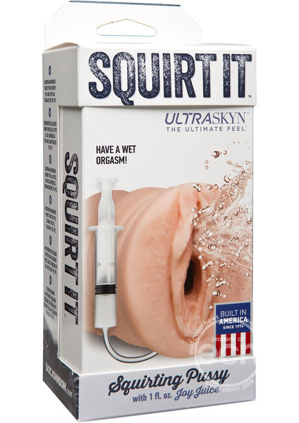 Doc Johnson SQUIRT IT SQUIRTING PUSSY VANILLA
