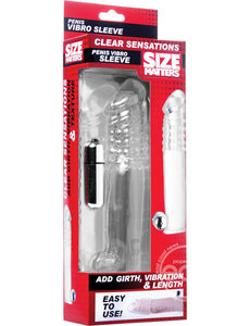 Size Matters SIZE MATTERS CLEAR SENSATIONS VIBRO SLEEVE