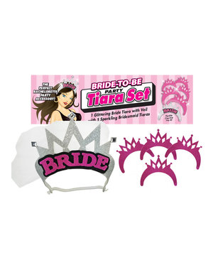 LIL GENIE BRIDE TO BE TIARA SET