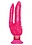 PIPEDREAM PRODUCTS WALL BANGER DOUBLE PENETRATOR VIBRATING 9" PINK