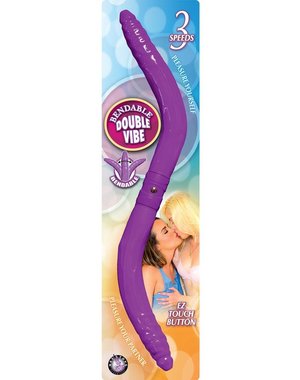 NASSTOYS BENDABLE DOUBLE VIBE PURPLE