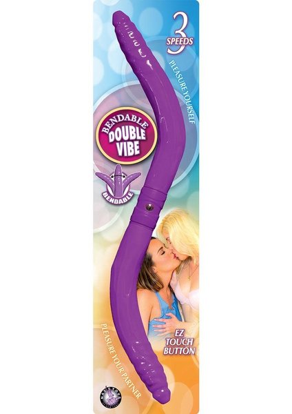 NASSTOYS BENDABLE DOUBLE VIBE PURPLE