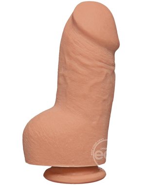 Doc Johnson THE D FAT D W/BALLS ULTRASKYN 8" VANILLA