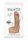 TOPCO/T.L.C SQUIRTZ CYBERSKIN 8.5" SQUIRTING DILDO WITH BALLS