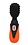 NUBBY BUDDY NUBBY BUDDY CLIMAX CUTIE ORANGE VIBRATING WAND