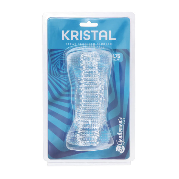 ALL ACCESS GENTLEMEN'S CLUB KRISTAL CLEAR TEXTURED STROKER 4.75 INCH