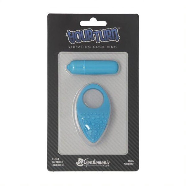 GENTLEMEN’S CLUB YOUR TURN VIBRATING  COCK RING/FINGER VIBE