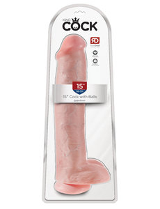 PIPEDREAM PRODUCTS KING COCK W/ BALLS 15"