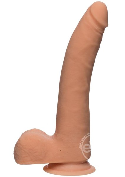 Doc Johnson THE D REALISTIC D ULTRASKYN SLIM WITH BALLS  9"