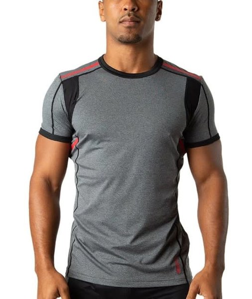 NASTY PIG NASTY PIG IMPACT SHIRT HEATHER GREY