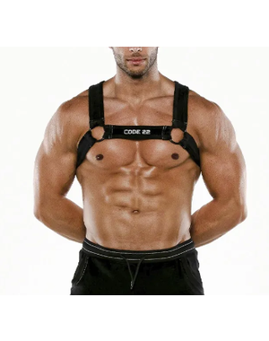 CODE 22 CODE 22 PLUSH VELVET HARNESS BLACK