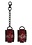 Shots OUCH! LUXURY HAND CUFFS BURGUNDY