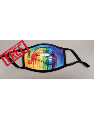  ZEBRAZ LIPS FACE MASK