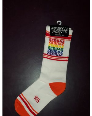 ZEBRAZ ZEBRAZ CREW SOCKS BY GUMBALL POODLE