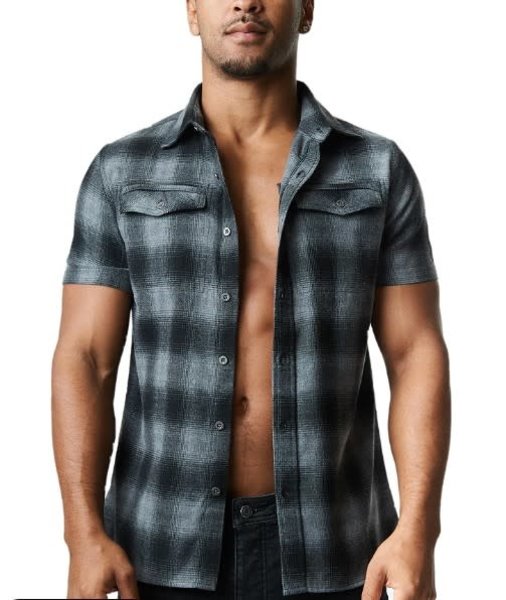 NASTY PIG NASTY PIG BRAWN SHORT SLEEVE SHIRT BLACK/GREY