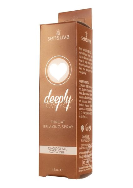 SENSUVA ORGANICS THROAT RELAXING SPRAY CHOCOLATE COCO 1 oz