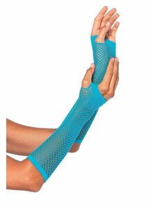 LEG AVENUE TRIANGLE NET FINGERLESS GLOVES ONE SIZE