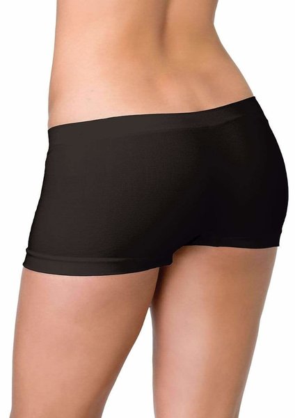 LEG AVENUE SEAMLESS CHEEKY BOYSHORTS ONE SIZE