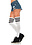 LEG AVENUE ATHLETIC THIGH HIGHS W/ 3 STRIPES