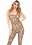 LEG AVENUE LEG AVENUE SHEER LEOPARD BODYSTOCKING
