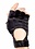 LEG AVENUE FINGERLESS MOTORCYCLE GLOVES WITH VELCRO STRAP BLACK ONE SIZE