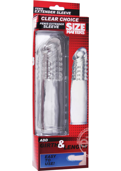 Size Matters SIZE MATTERS CLEAR CHOICE EXTENDER