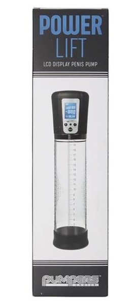 IMMENSE PLEASURE PRODUCTS POWER LIFT RECHARGEABLE LCD DISPLAY PENIS PUMP