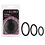 CalExotics TRI RINGS COCK RING 3PC