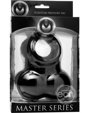 XR Brands MASTER SERIES SQUEEZE MY SACK SCROTUM POUCH
