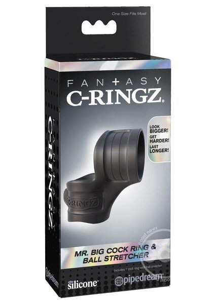 PIPEDREAM PRODUCTS C-RINGZ MR BIG COCK RING AND BALL STRETCHER