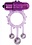 ADAM & EVE ADAM & EVE TRIPLE BALL BANGIN' VIBRATING RING PURPLE