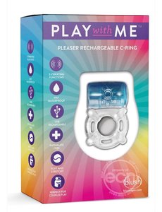 BLUSH NOVELTIES PLAY WITH ME PLEASER RECHARGEABLE COCK RING