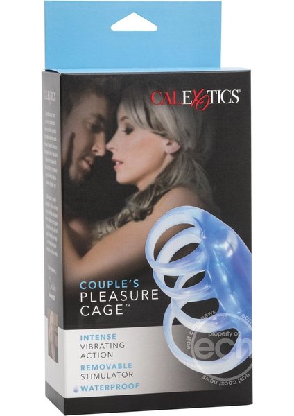CalExotics COUPLES PLEASURE CAGE VIBRATING COCK RING