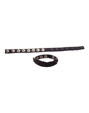 ROUGE ROUGE MULTI SNAP COCK STRAP BLACK