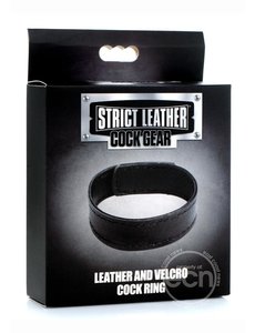 XR Brands COCK GEAR VELCRO LEATHER COCKRING