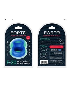 FEMME FUNN FORTO F-20 COCK & BALL DOUBLE RING MEDIUM 55/72MM