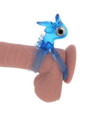  DOUBLE TROUBLE DOUBLE  STRAP VIBRATING COCK RING