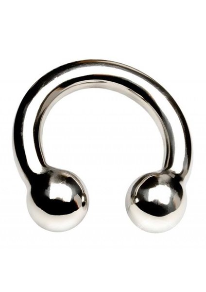 ROUGE ROUGE STAINLESS STEEL PLAY HORSESHOE COCK RING 50mm