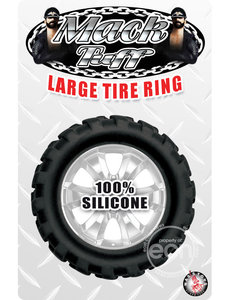 NASSTOYS MACK TUFF TIRE SILICONE COCK RING BLACK