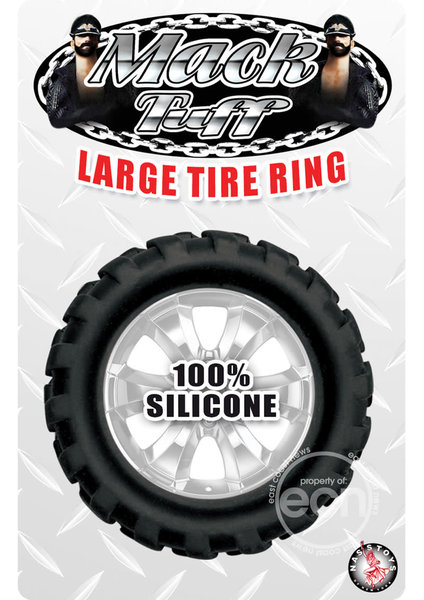 NASSTOYS MACK TUFF TIRE SILICONE COCK RING BLACK