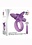 ADAM & EVE ADAM & EVE VIBRATING CLITORAL TONGUE COCK RING PURPLE  (DISC.)