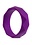 BLUSH NOVELTIES WELLNESS GEO SILICONE C-RING PURPLE
