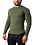 NASTY PIG NASTY PIG UNION LONG SLEEVE HEATHER ARMY