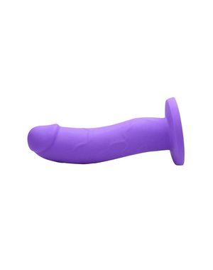 XR Brands STRAP U BOI TOY PREMIUM SILICONE 8" PURPLE