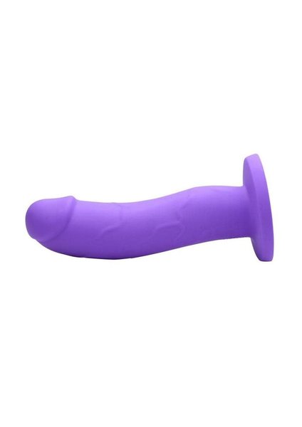 XR Brands STRAP U BOI TOY PREMIUM SILICONE 8" PURPLE