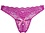 EVEREST TRADING COMPANY LLC NET G STRING WITH BOW & RHINESTONE STRING HANGING PURPLE