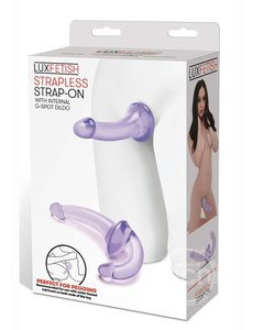LUX FETISH LUX FETISH STRAPLESS STRAP ON PURPLE